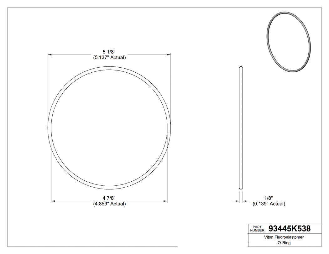 Technical drawing - 93445K538